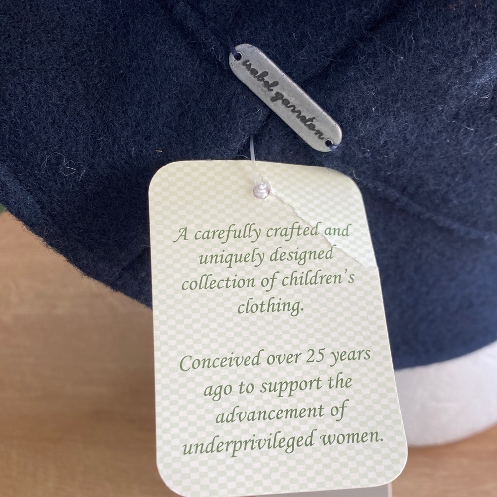 NWT Isabel Garreton 100% Wool Dark Blue Bucket Hat - Picture 5 of 9